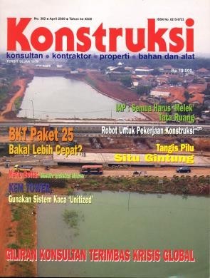 Publikasi Majalah Konstruksi edisi April 2009