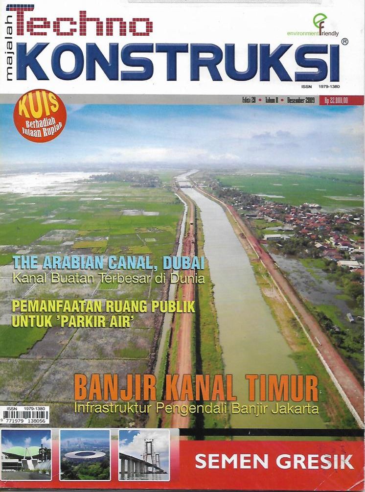 Publikasi Majalah Techno Konstruksi edisi Desember 2009